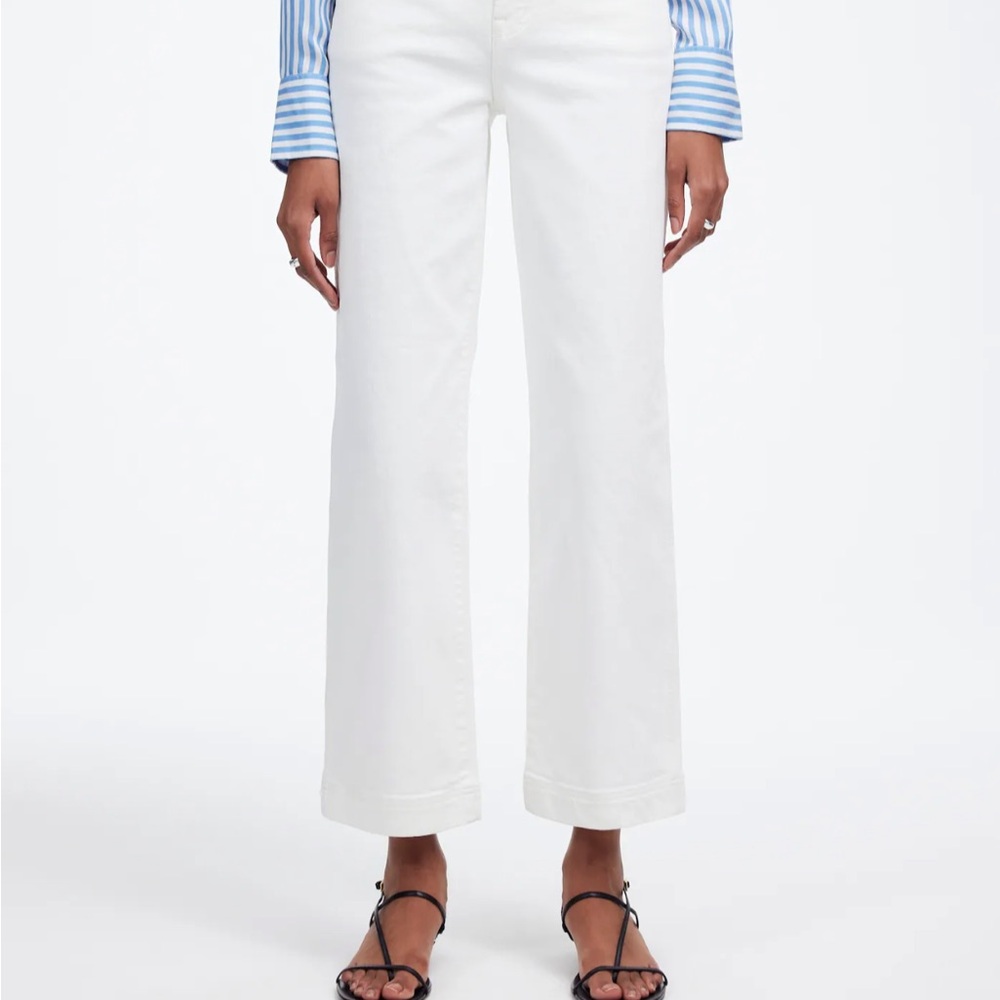 Madewell Women's perfect vintage wide leg crop jean